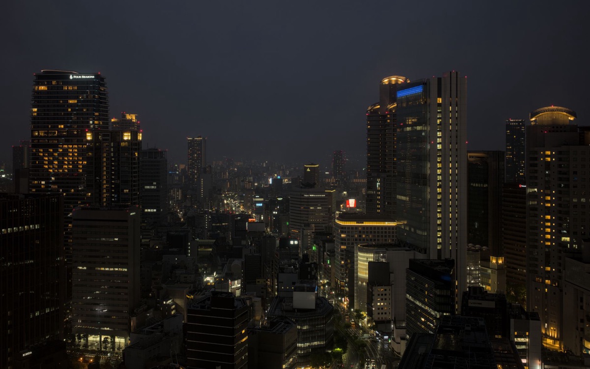 ウメダスカイビルディングの外観