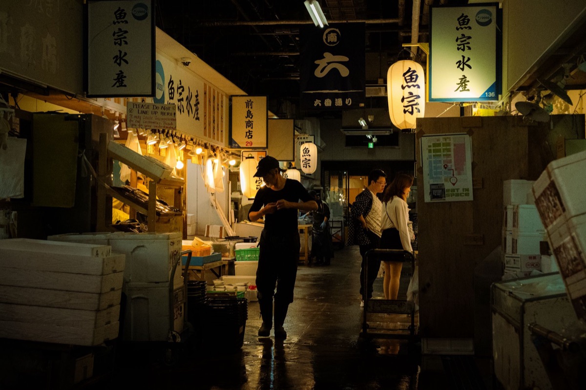 大阪市場串炸攤位