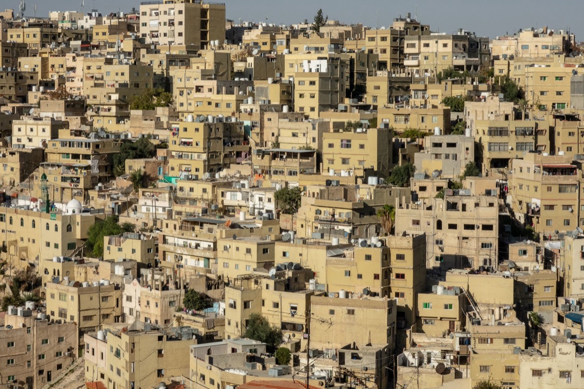 Dense population area photo