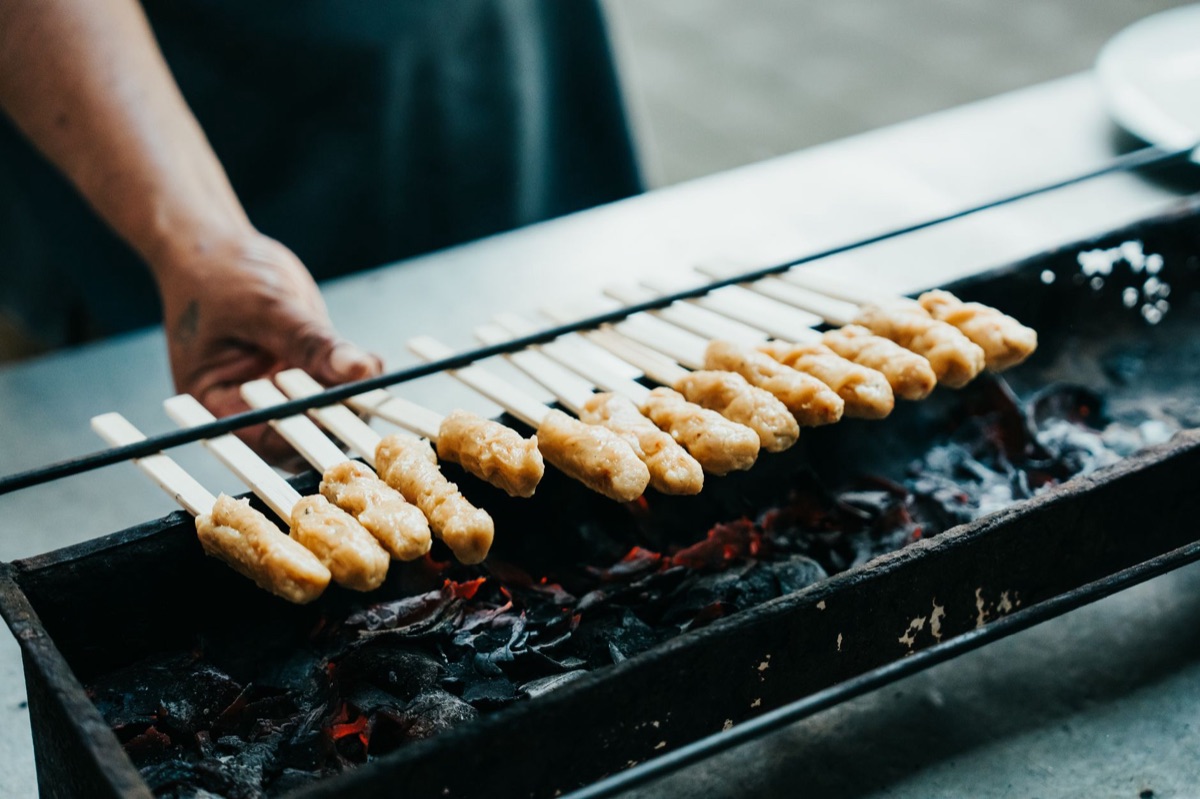 ilove osaka kushikatsu skewer closeup