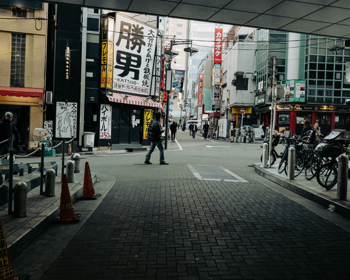 ドトンボリの人の流れ