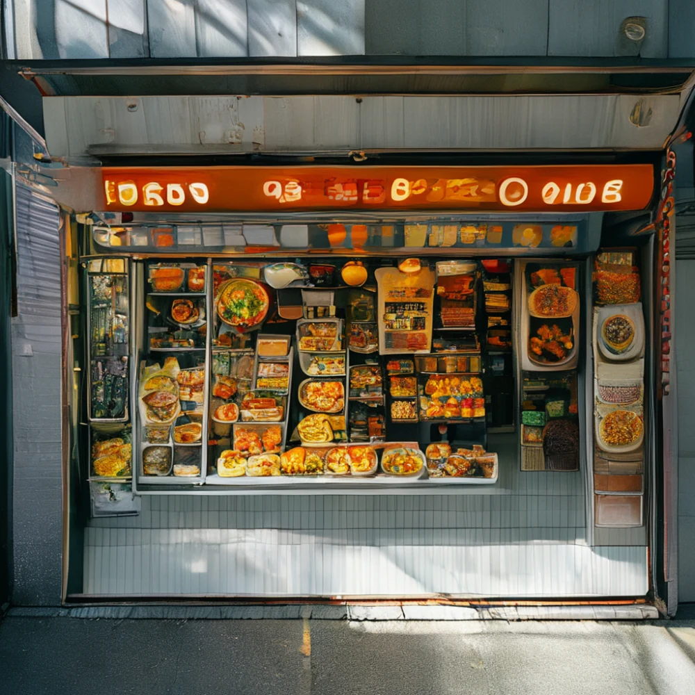 Dotonbori food stall