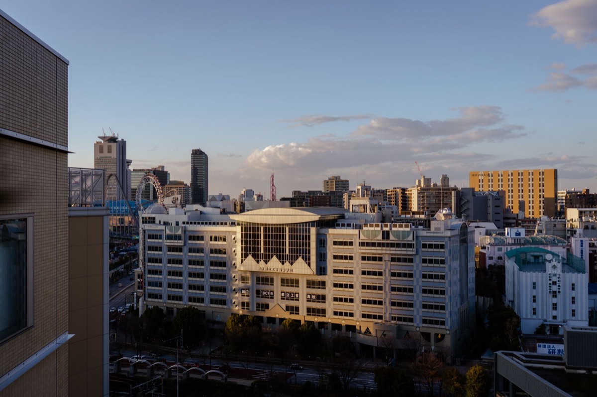 大阪市景 暮光時分