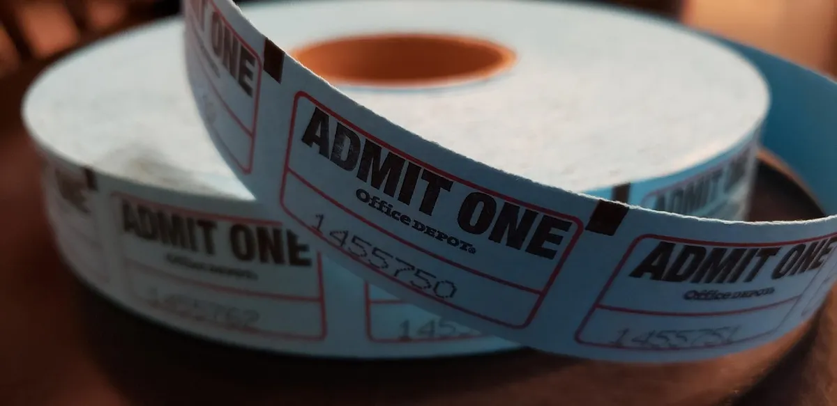 tickets, ticket roll, event, show, movies, cinema, admission, admit, entry, entrance, purchase, tickets, tickets, tickets, tickets, tickets, admission, admissio